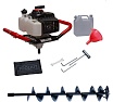 Ледобур для зимней рыбалки ADA GroundDrill-7 ICE FISHERMAN в комплекте со шнеком Ice Drill 150 (1000 мм)
