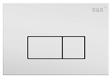 Кнопка смыва D&K Rhein DB1499016 белый