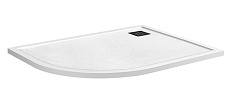 Поддон для душа BelBagno TRAY-MR-UNO-RH-120/90-550-35-W-R-NO 120x90 четверть круга, правый, накладка черный
