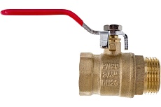 Шаровой кран ProfEco 3/4 ВР-НР, муфтовый, ручка, Ду20, Ру20 11Б27п1 PE-34FML