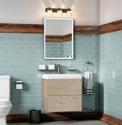 Мебель для ванной Art&Max Verona Push 60 см гаскон пайн светлый