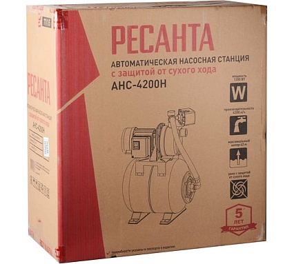 Автономная насосная станция Ресанта АНС-4200Н 77/1/5