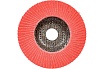 Круг лепестковый торцевой, угловой, керамика 125х22.2 мм, P-60 ABRAFORM AF-FLAP-CN-125-P60-CRM