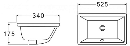 Раковина BelBagno BB1009 53 см