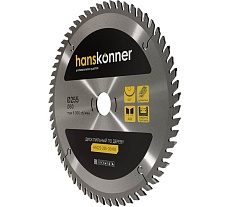 Диск пильный 255х30 мм, 60Z Hanskonner H9022-255-30-60