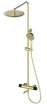 Душевая стойка Wonzon&Woghand WW-88739902-BG термостат, брашированное золото