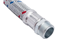 Гибкая подводка для воды НР 3/4&quot; х ВР 3/4&quot;, длина 800 мм STOUT RG008S8TK5UVNS