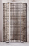 Душевой уголок RGW Stilvol SV-82Gr L 90x90 черная вуаль, серый 33328299-2410L