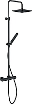 Душевая стойка Nobili Seven SE124030/50BM с термостатом, Velvet black