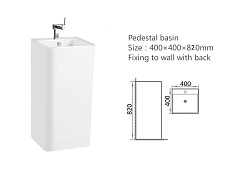 Раковина CeramaLux P7004L 40 см