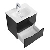 Мебель для ванной BelBagno Marino-Cer-Mini 50 см Nero Lucido