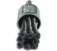 Щетка концевая жгутовая Lessmann Д22x0.35 мм, хв-к 6мм, 20000 об/мин 454278