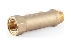 Коллектор латунный PROFACTOR в/н 1&quot; х 3 вых 1/2&quot; нар PF MF 263.3