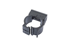 Держатель с фиксатором для труб Greenel D16 мм, черный, 100 шт. GE50180-05