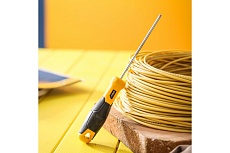 Шлицевая отвертка Deli SL3х100мм DL6331001 Cr-V, магнит, TPR+PP ручка 98346