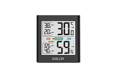 Цифровой термогигрометр с внешним датчиком BALDR B0135TH-BLACK