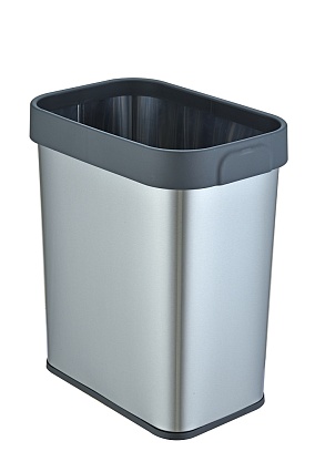 Ведро WeltWasser WW SOLID MT 12L матовая сталь 10000013404