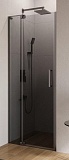 Душевая дверь Cezares SLIDER-B-1-70/80-GRIGIO-GM 70/80x195, серая, оружейная сталь