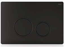 Кнопка смыва Ctesi Round BK0202122 матовый черный