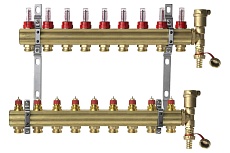 Комплект коллекторов Danfoss FHF-9F set 9 контуров 088U0729