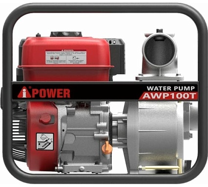 Бензиновая мотопомпа для грязной воды A-iPower AWP100T 30241