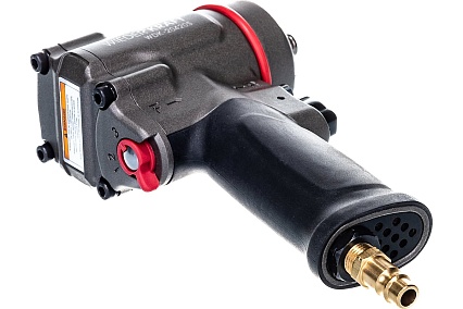 Компактный пневматический ударный гайковерт Wiederkraft 1/2", 1200 Нм, 119 мм WDK-20420S
