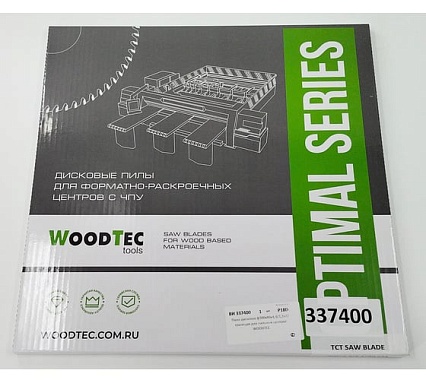 Пила дисковая для пильных центров 300x4.4/3.2x80 мм, Z72, трапеция Woodtec ВИ 337400