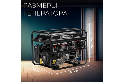 Бензиновый генератор Eco PE-7001RS Black Edition EC1566-2