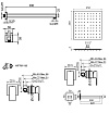 Душевой набор Plumberia TAG KITTG01NO220 черный матовый