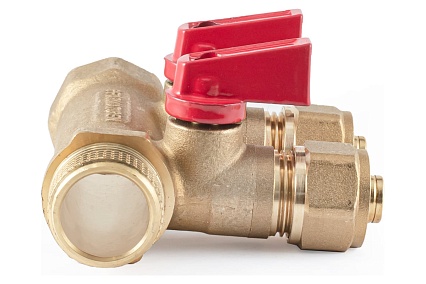 Коллектор с шаровыми кранами PROFACTOR в/н 3/4" х 2 вых 16 цанга PF MVP 266.2