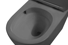 Подвесной унитаз Vincea Tornado Globo VT1-14TMA безободковый, антрацит матовый