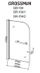 Шторка для ванны Grossman GR-104/1 150x90 прозрачное
