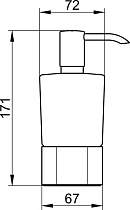 Дозатор жидкого мыла Keuco Elegance 11654019001