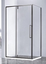 Душевой уголок Vincea Slim-N VSR-4SNP9010CLGM вороненая сталь, прозрачный