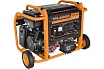 Генератор Carver PPG- 8000ЕM бензин LT-190F, 6,0/6,5кВт, 220В, бак 33 л, электростартер, колеса. медь 01.020.00030