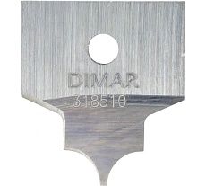 Нож для фрезы острый угол фасад R8 B15 пятка 0.8, для оправки G1853x19 Dimar 3185104