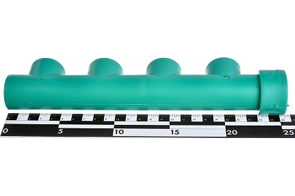 Коллектор Blue Ocean (4 отвода) - 32x25x4 ЗЕЛЕНЫЙ PPRF/FCETA(G) -32х25х4