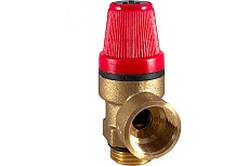 Клапан предохранительный STI мембранный ГГ 1/2&quot; латунный, угловой (6 бар) D120-00881