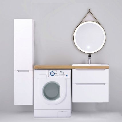 Тумба со столешницей Jorno Wood 120 см под стиральную машинку Тумба со столешницей Jorno Wood 120 см под стиральную машинку