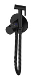 Смеситель Oliveeka Y-Line OL-829909-MB с гигиеническим душем, термостат, черный матовый