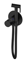 Смеситель Oliveeka Y-Line OL-829909-MB с гигиеническим душем, термостат, черный матовый
