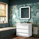 Мебель для ванной Art&Max Family 90 см напольная Bianco Lucido