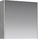 Зеркальный шкаф Aqwella 5 stars Mobi 60 см, бетон светлый