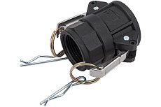 Камлок TITAN LOCK 1in типа D розетка, внутр. резьба BSP (полипроп.) TL100DPP