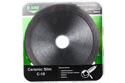 Диск алмазный Ceramic Slim C-10 (125x1.2x22.23 мм) D.BOR CS-C-10-0125-022