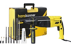 Перфоратор Hanskonner SDS Plus HRH0824RE