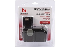 Аккумулятор для шуруповертов Хитачи (18.0В, 3.0Ач, Li-Ion) в блистере ЛИБ 1830 ХТ-А Заряд 6117123
