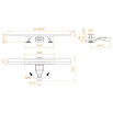 Трап для душа RGW SDR-53B 60 см черный 76215360-04