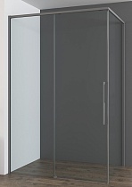 Душевой уголок Vincea Ultima VSR-7UL1014CLGM 140x100 вороненая сталь, прозрачное