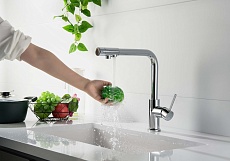 Смеситель для кухни Aquatek Европа AQ1386CR с подкл. к фильтру, хром
